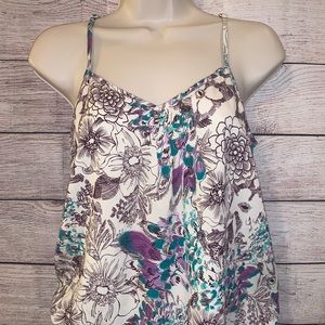 WEAVERS Floral Tank Top